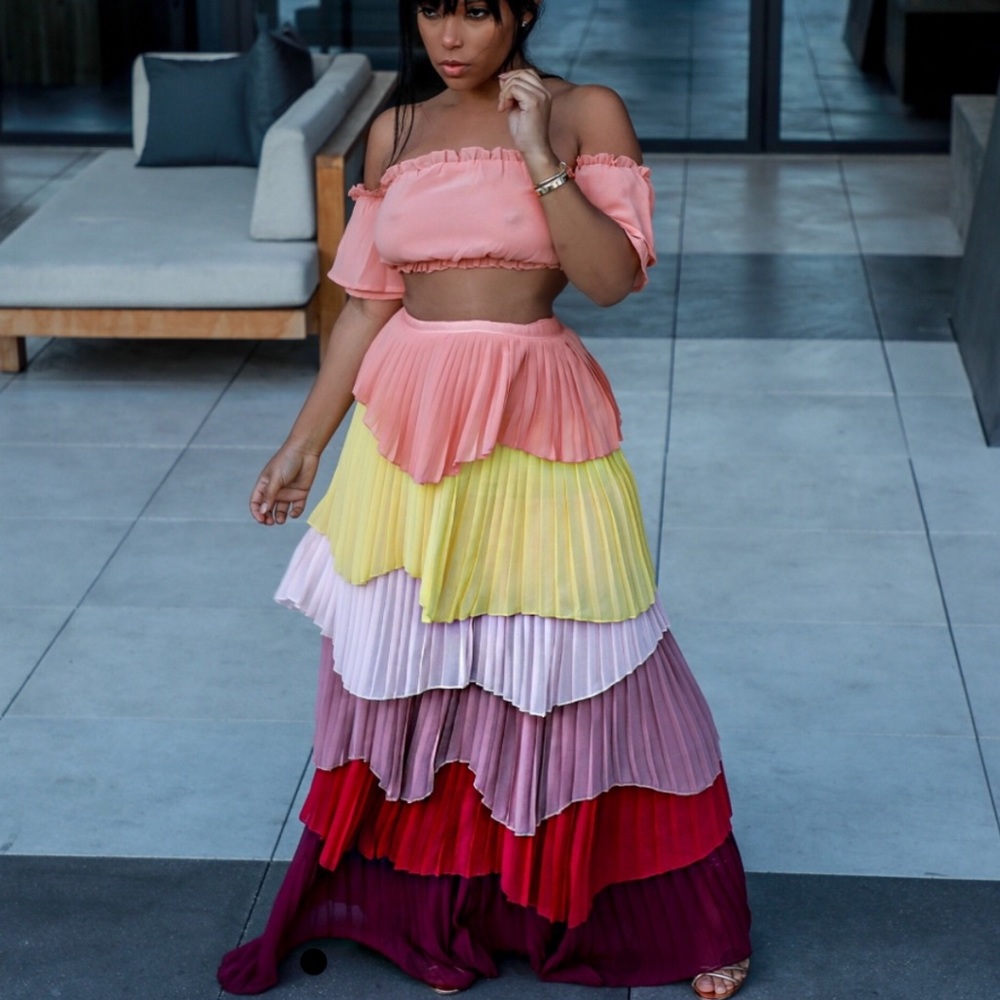 Multi Color Maxi Dress